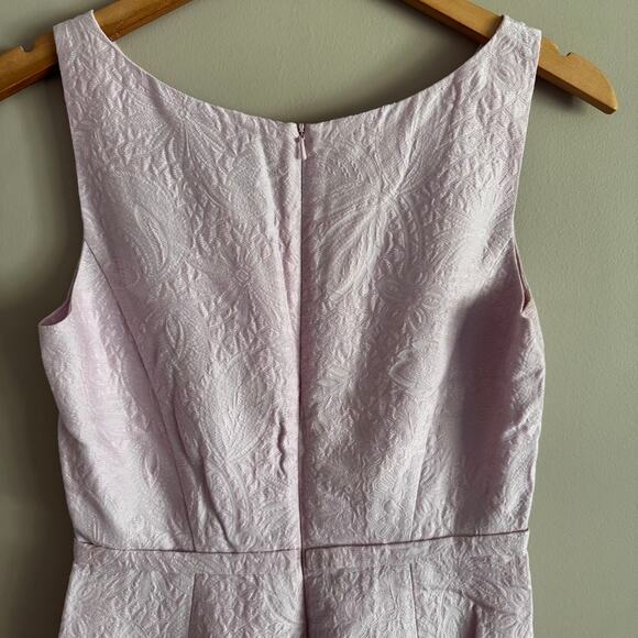 MaxMara Pianoforte Floral Design Jacquard Pink Purple Dress Size 6 - Picture 5 of 8